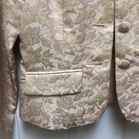 Peach Floral Blazer - Picture 3 of 4